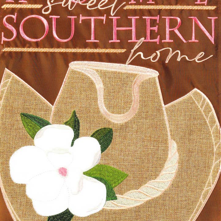 Dicksons - Wholesale Flag - Flag Texas Hat Magnolia Burlap 13x18