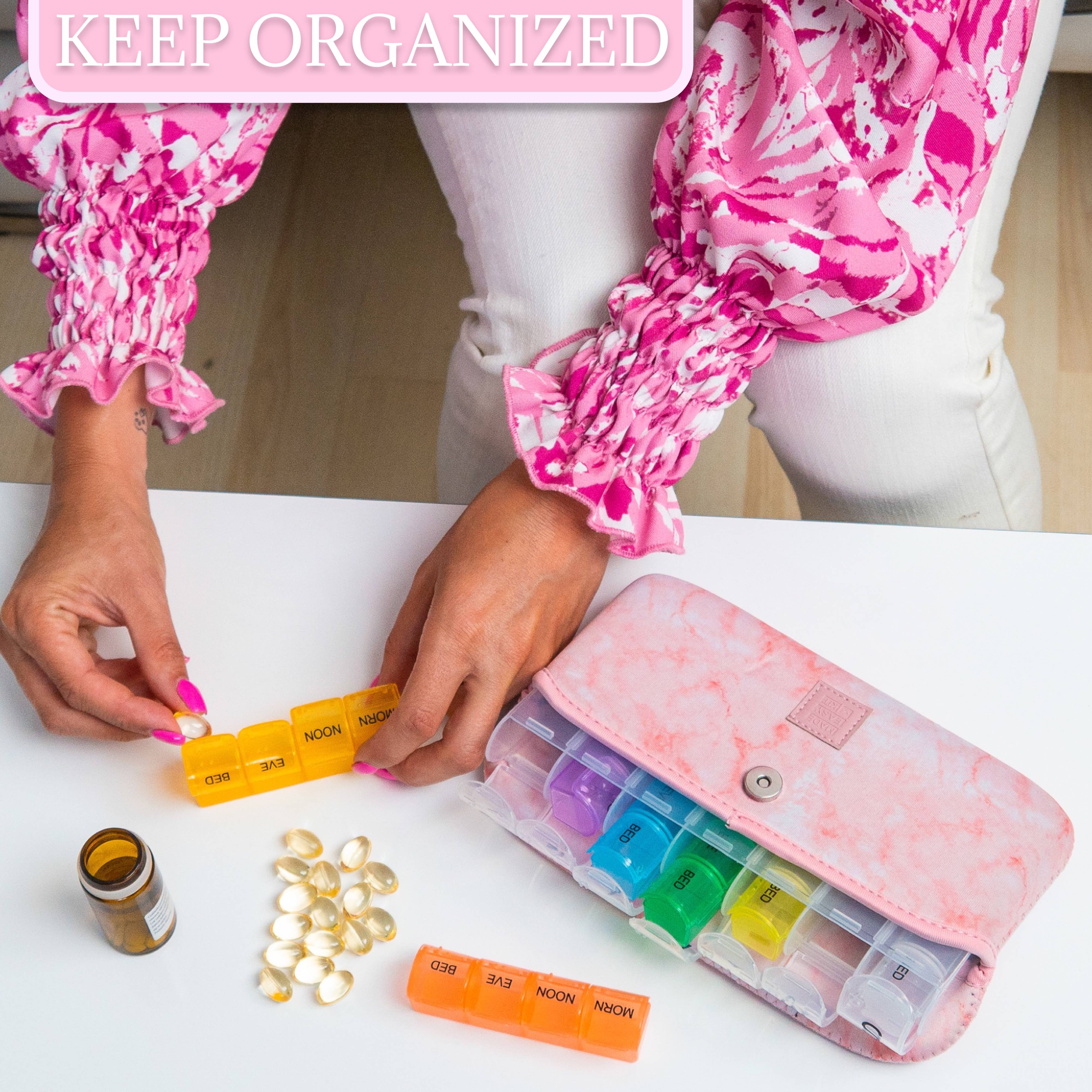 MADE EASY KIT – wholesale Pill organiser – Made Easy Kit Pill Case Large 7-Day / 28 Compartments31