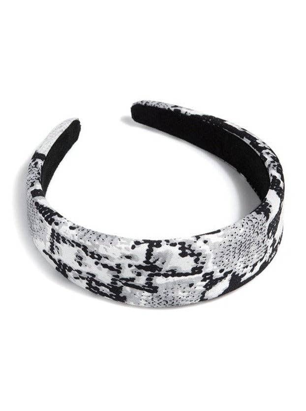 Shiraleah - Wholesale Fashion Headband - Women's - SNAKE PRINT HEADBAND, GREY0