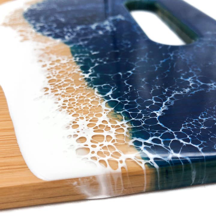 Sea Lion Studio - Wholesale Cutting Board - Ocean Wave Cutting Board - Large36