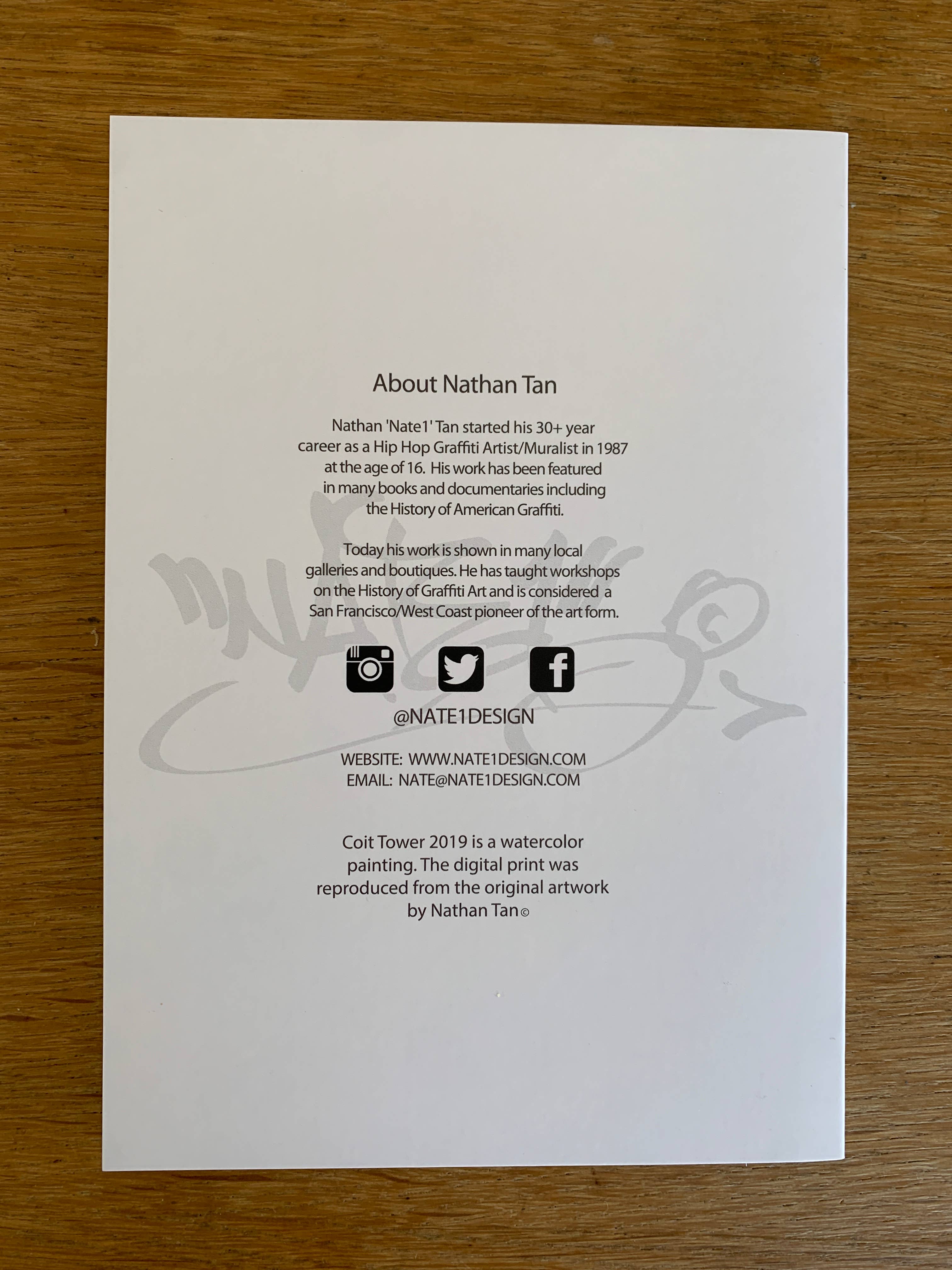 New Skool - Vendita all'ingrosso Biglietti di auguri generici - Biglietto di auguri San Francisco Coit Tower2