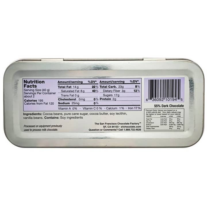 The San Francisco Chocolate Factory - Wholesale Chocolate Bar - SF Collection - Cable Car - Dark Chocolate6