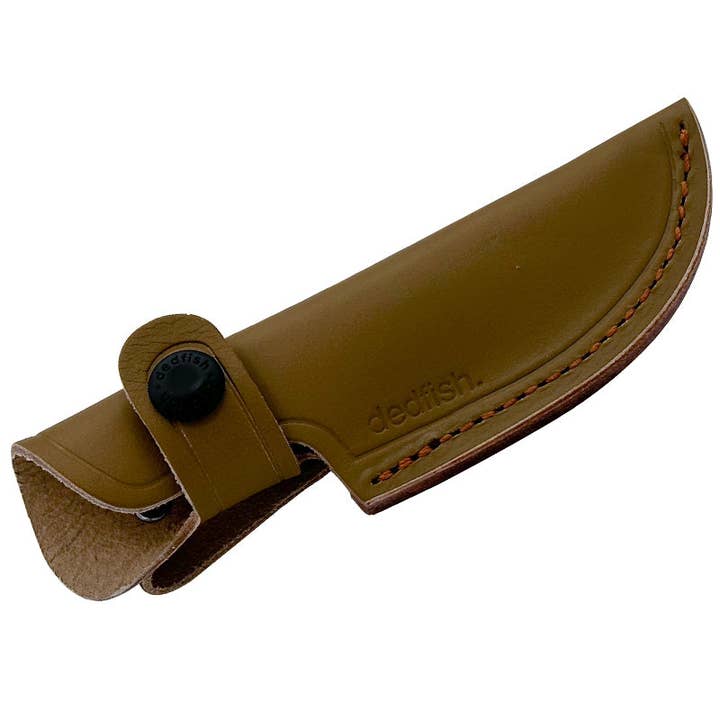 BattlBox - Wholesale Pocket Knife/Holder - Dedfish Co McCrea Stainless Steel Fixed Blade Belt Knife EDC14