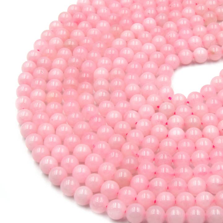 Only Beads - Wholesale Beads - Rose Quartz Beads - Smooth Round Beads