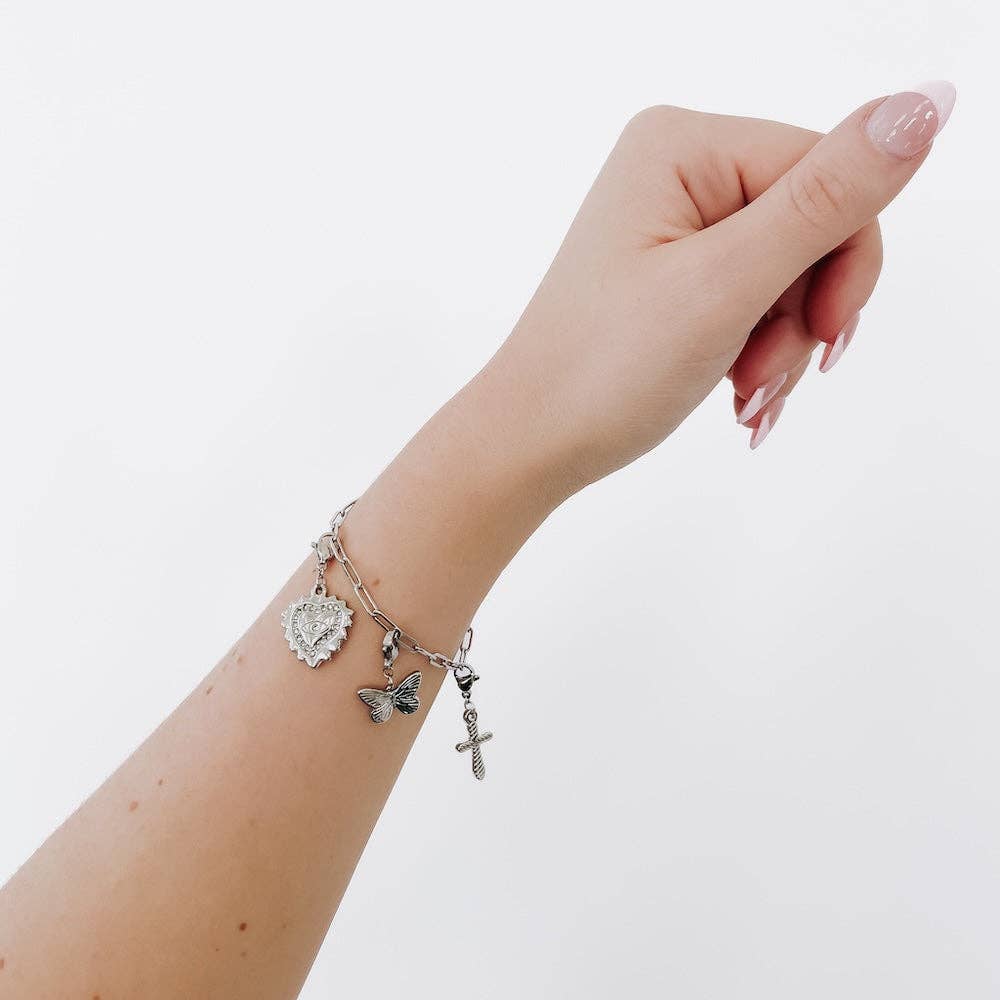 Pretty Simple - Wholesale Charm/Dangle Bracelet - Chanelle Charm Bar Bracelets - WATERPROOF Wholesale8