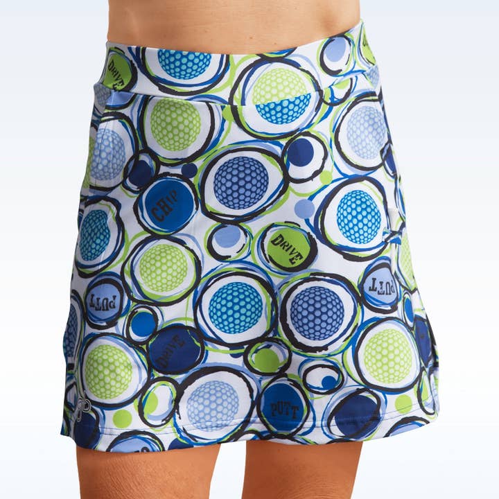 Pickleball Bella Chip 1 Straight Golf Skort for wholesale by Pickleball Bella