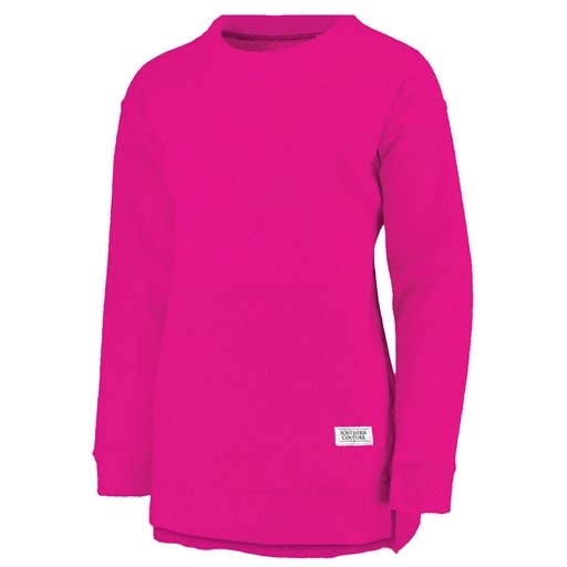 SC Yarn Dyed Mingled Sweatshirt- Hot Pink for wholesale on Faire