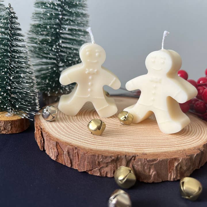 Kaze Creation Studio - Wholesale Pillar Candle - Christmas Gingerbread Man Candle - small2
