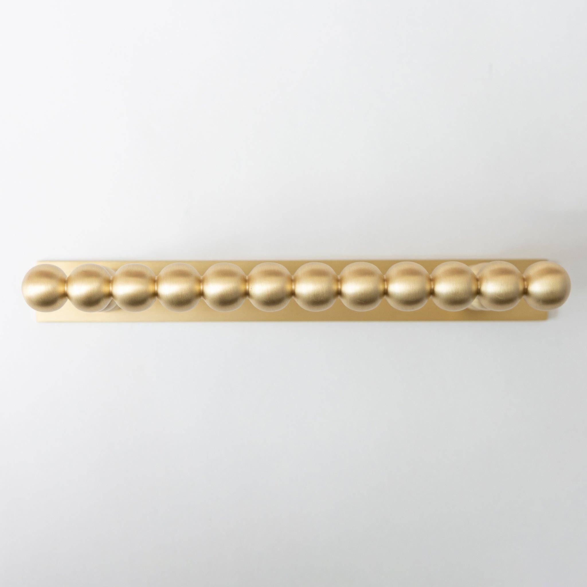 Brass bee – wholesale Knob/pull – Solid Brass Beaded Cabinet Pull Handles & Knobs - Satin Brass Finish40