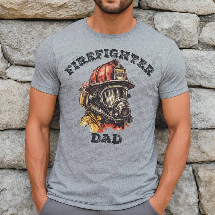 Firefighter Dad Tee for wholesale by Hello Sunshine Boutique