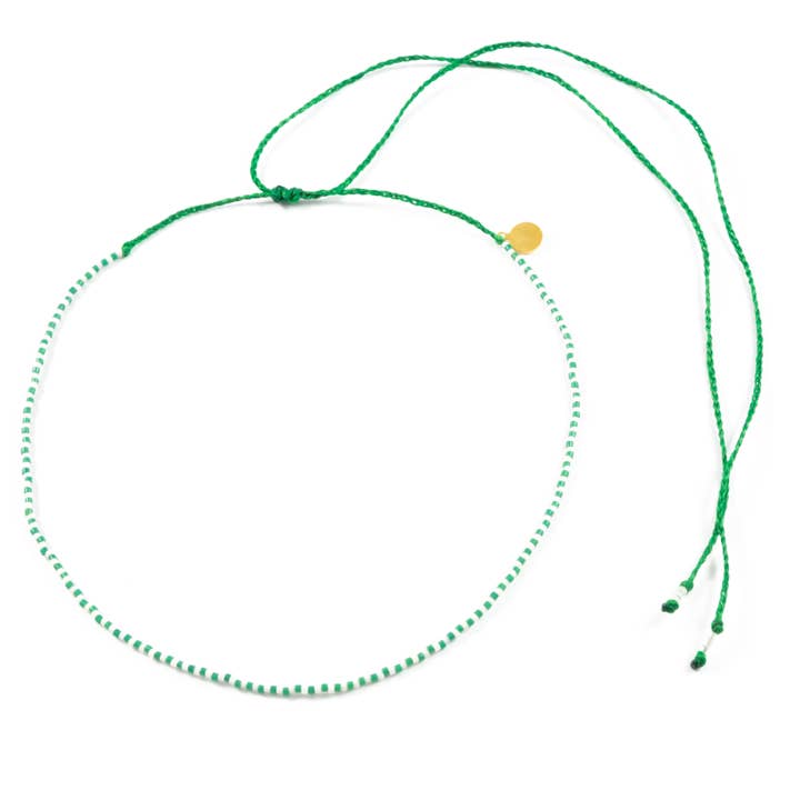 Fern Alternating Mermaid Necklace for wholesale by Nica Life