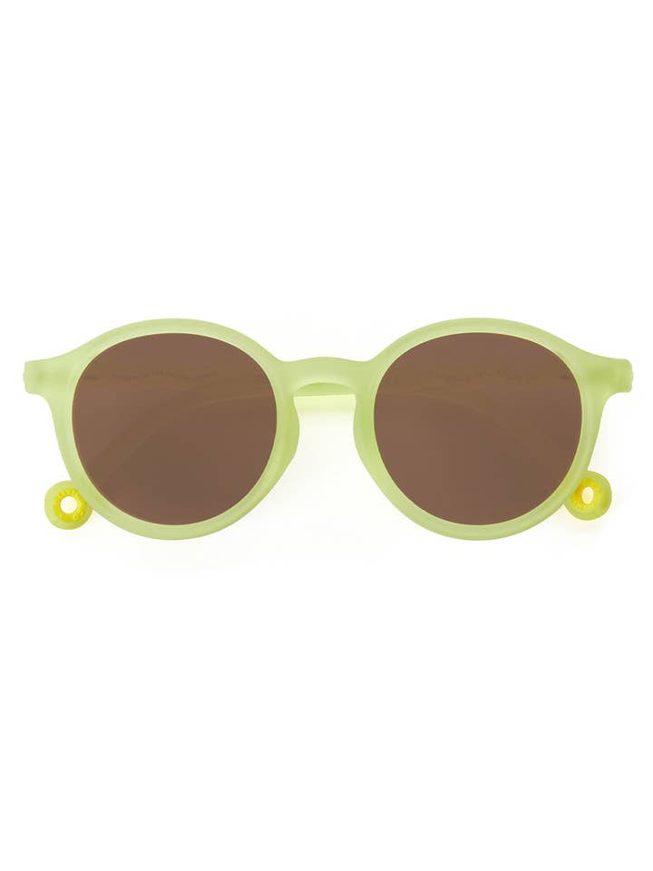 Lunettes de soleil ovales pour enfants, vert citron, 5-10Y pour la vente par Olivio & Co