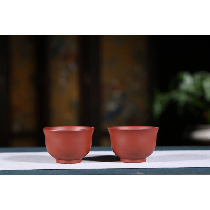 Gohobi (We cover U.S. import duties) - Wholesale Coffee/tea cup - Gohobi Red Yixing Clay Ceramic Classic Tea Cup5
