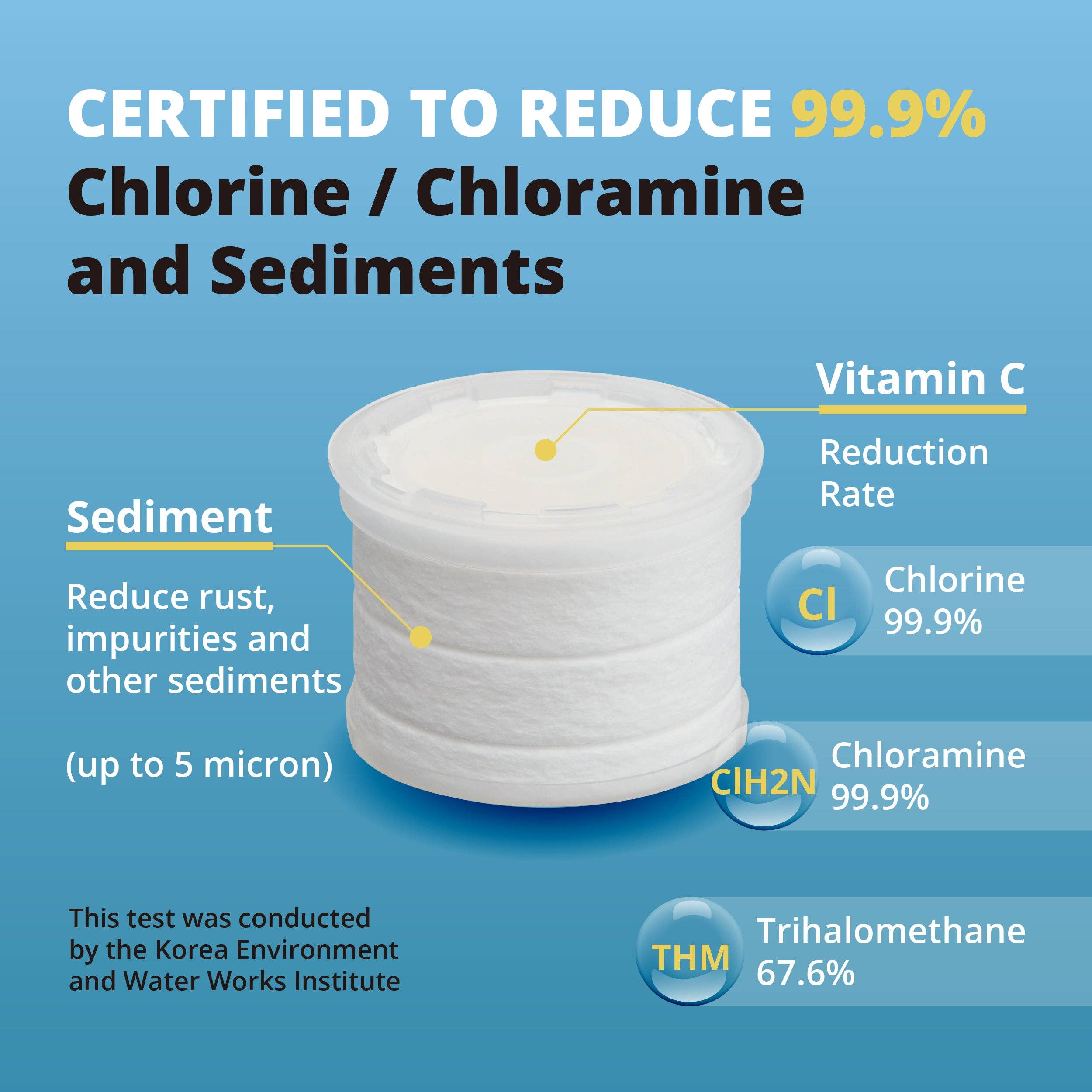 VitaPure America - Wholesale Water Filter - VitaPure ES330 Vitamin C Fixed Showerhead Filter1