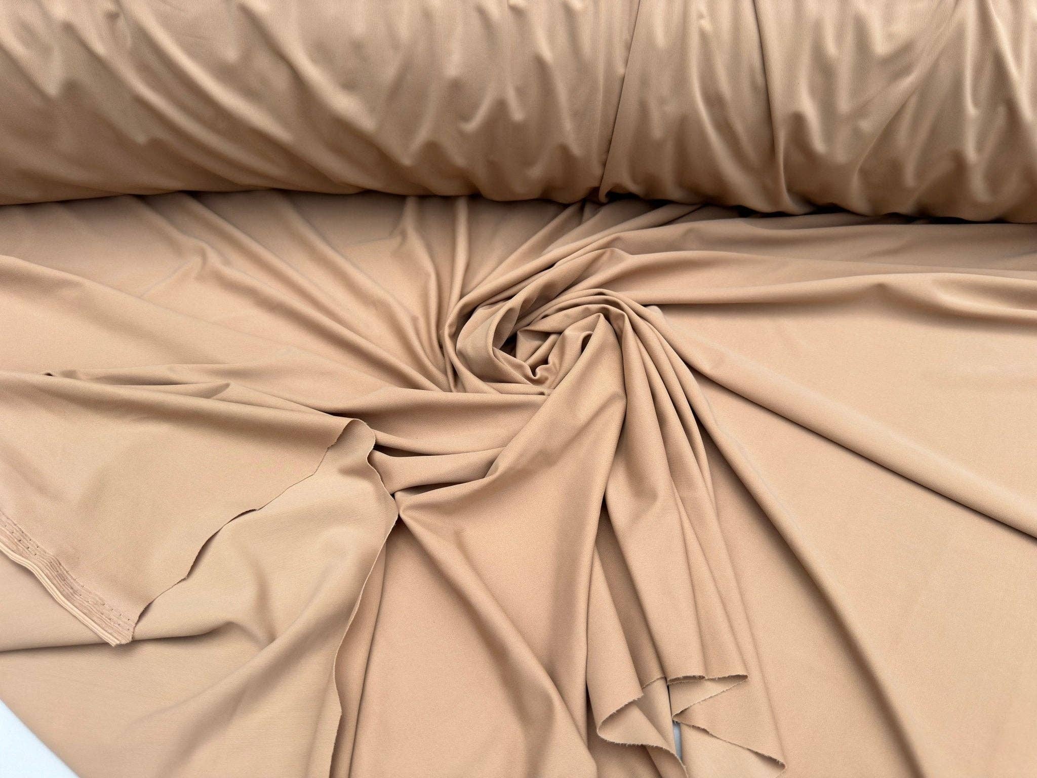 GalaTextile – Großhandel Stoff – Mattes, nudefarbenes Nylon-Spandex-Gewebe, 4-Wege-Stretch von Yard, für Bademode, Lycra-Gewebe, Sportbekleidung, Sportbekleidung, Sportbekleidung, Unterwäsche, Brautstoff3