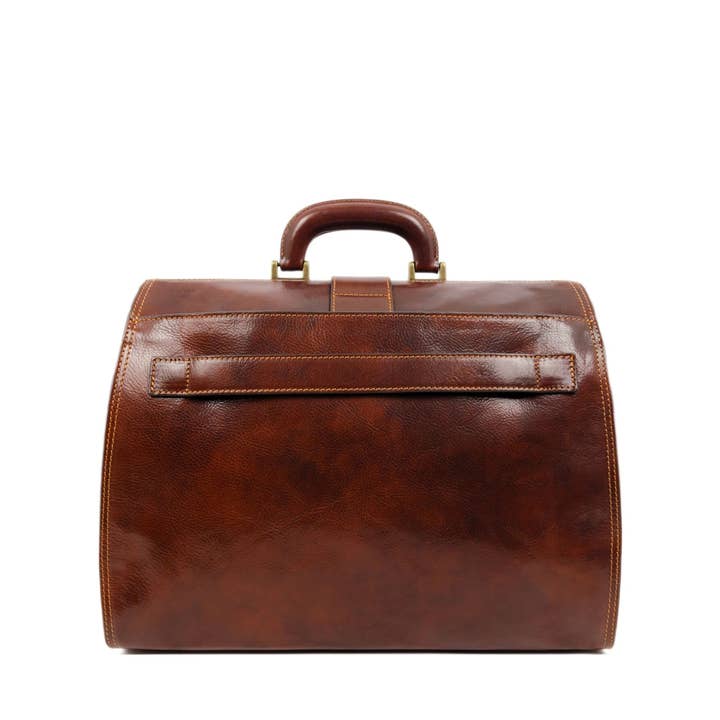 Time Resistance – Großhandel Aktentasche – Unisex – Große braune Arzt-Tasche aus Leder – Mrs Dalloway4