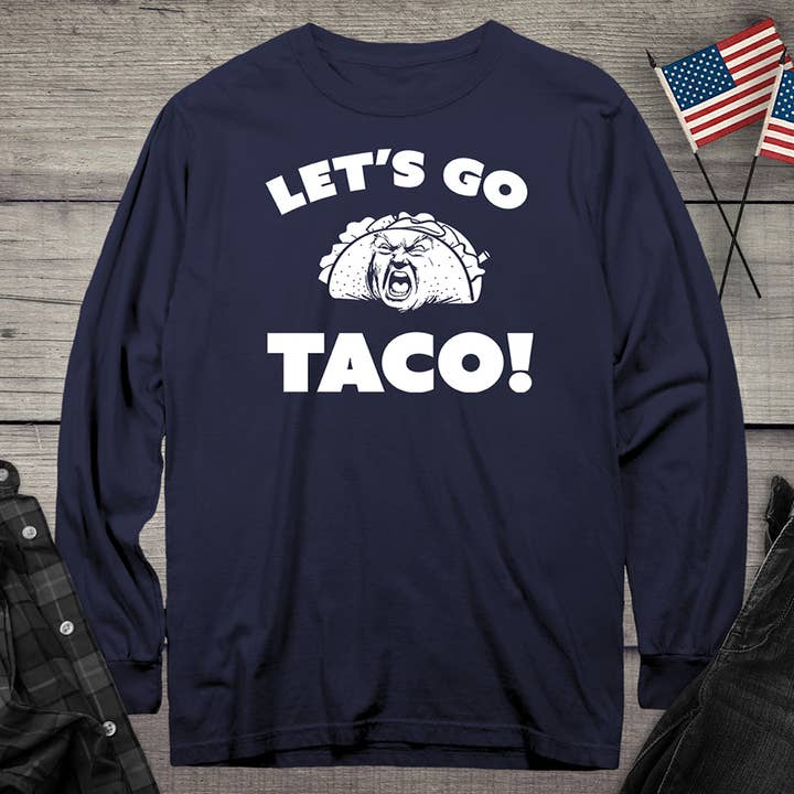 Camiseta de Manga Larga Let's Go Taco para venta al por mayor de Artopia