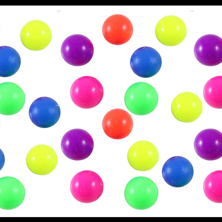 Curious Minds Toys - Vendita all'ingrosso Palla/pasta antistress - 1 piccola e incredibile palla antistress al neon confezionata singolarmente da 3,8 cm5
