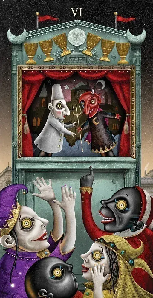 U.S. Games Systems Inc. – Cartas de tarô por atacado – Desviante Moon Tarot Edição sem Bordas6