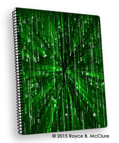 Artgame Ltd. - Wholesale Notebook - 3D Royce Large Notebook 8" x 10.5" - Matrix (Motion)0