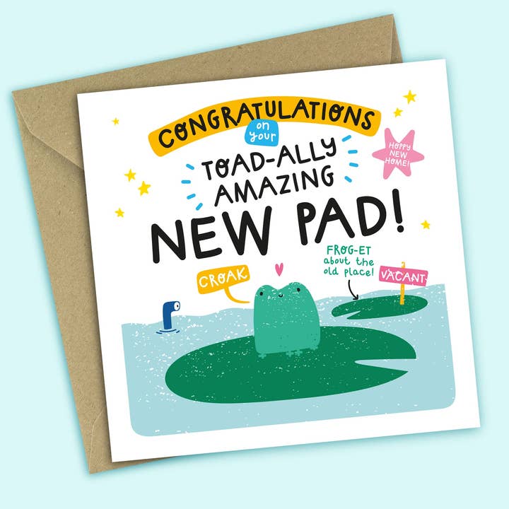 Carte de Nouvel Emménagement Amusante • Nouveau Logement pour la vente par Twisted Haggis
