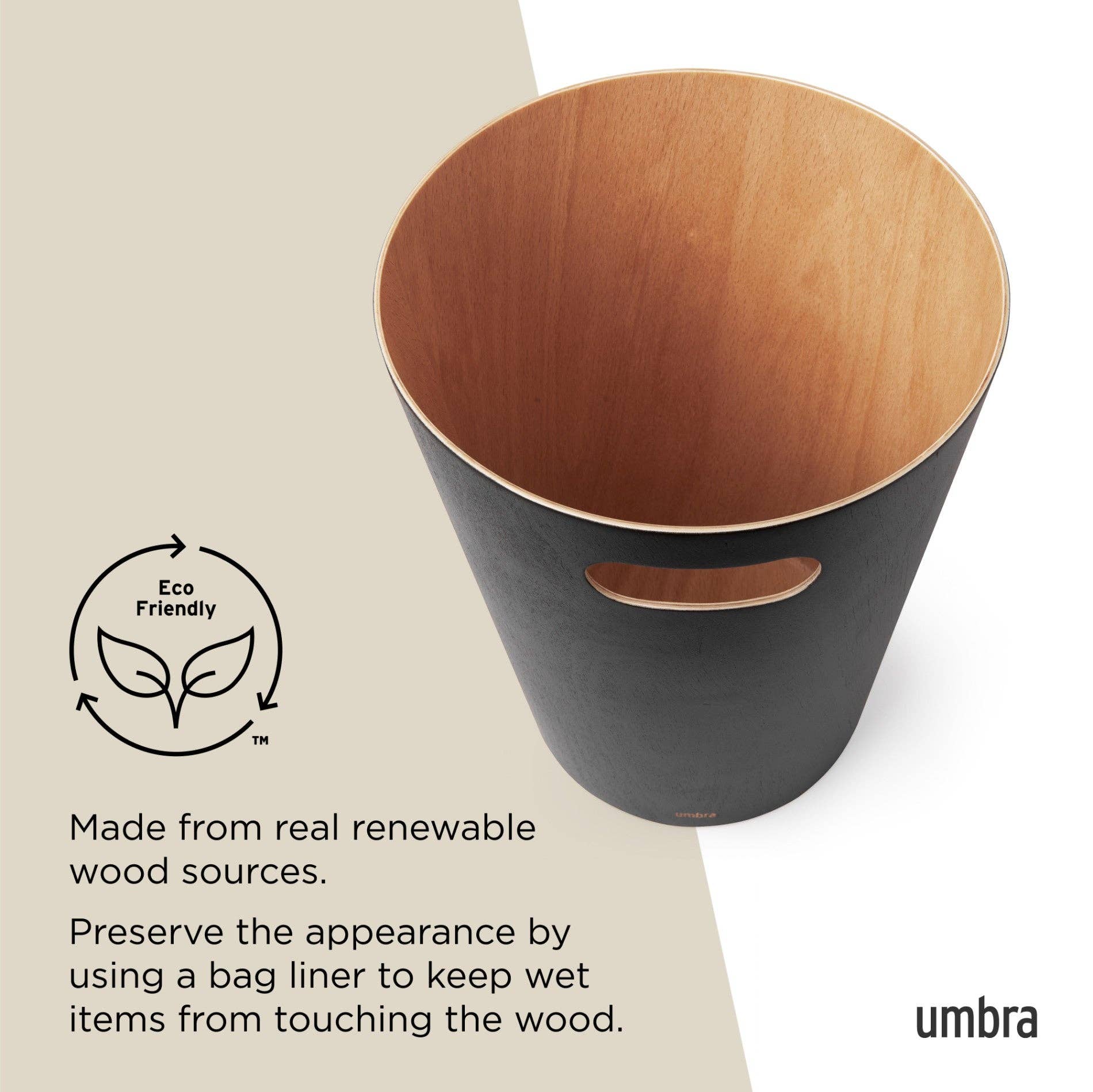 Umbra (CAN) - Wholesale Trashcan/Trash Bin - Woodrow Trash Can62