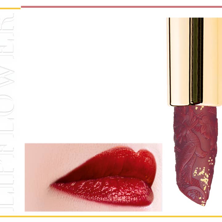 Bio Makeup - Wholesale Lippenstift - Lip Flower Lipstick Crown of Glory 191 24K GOUD natuurproduct2