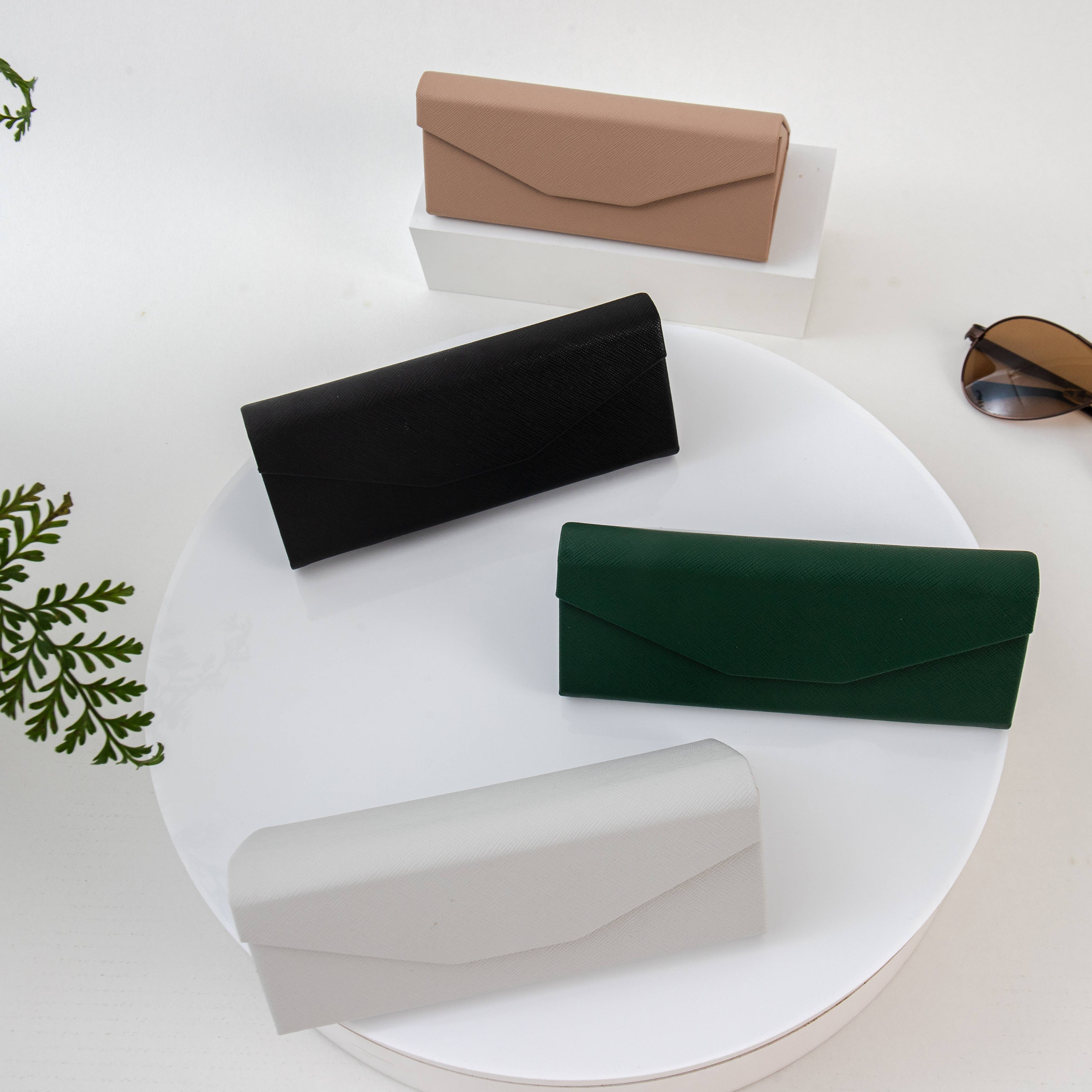 Real Sic - Wholesale Eyewear Cases & Holders - Unisex - Vegan Leather Hard Shell Folding Sunglasses Glasses Case3