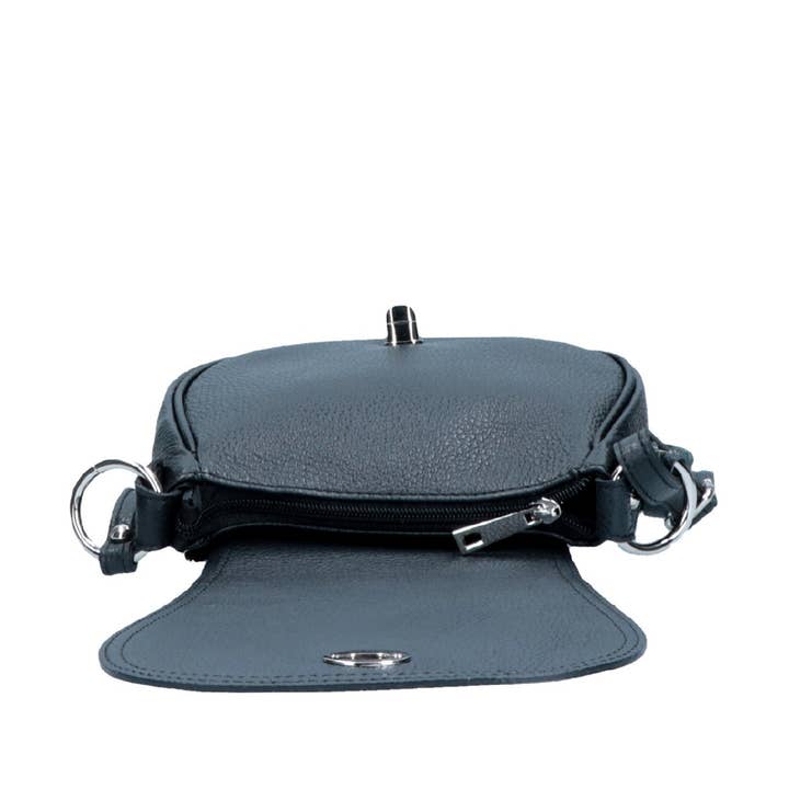 Melina C – Großhandel Umhängetasche - Damen – Montebello Ledertasche aus echtem italienischem Leder, Umhängetasche mit C-Logo2