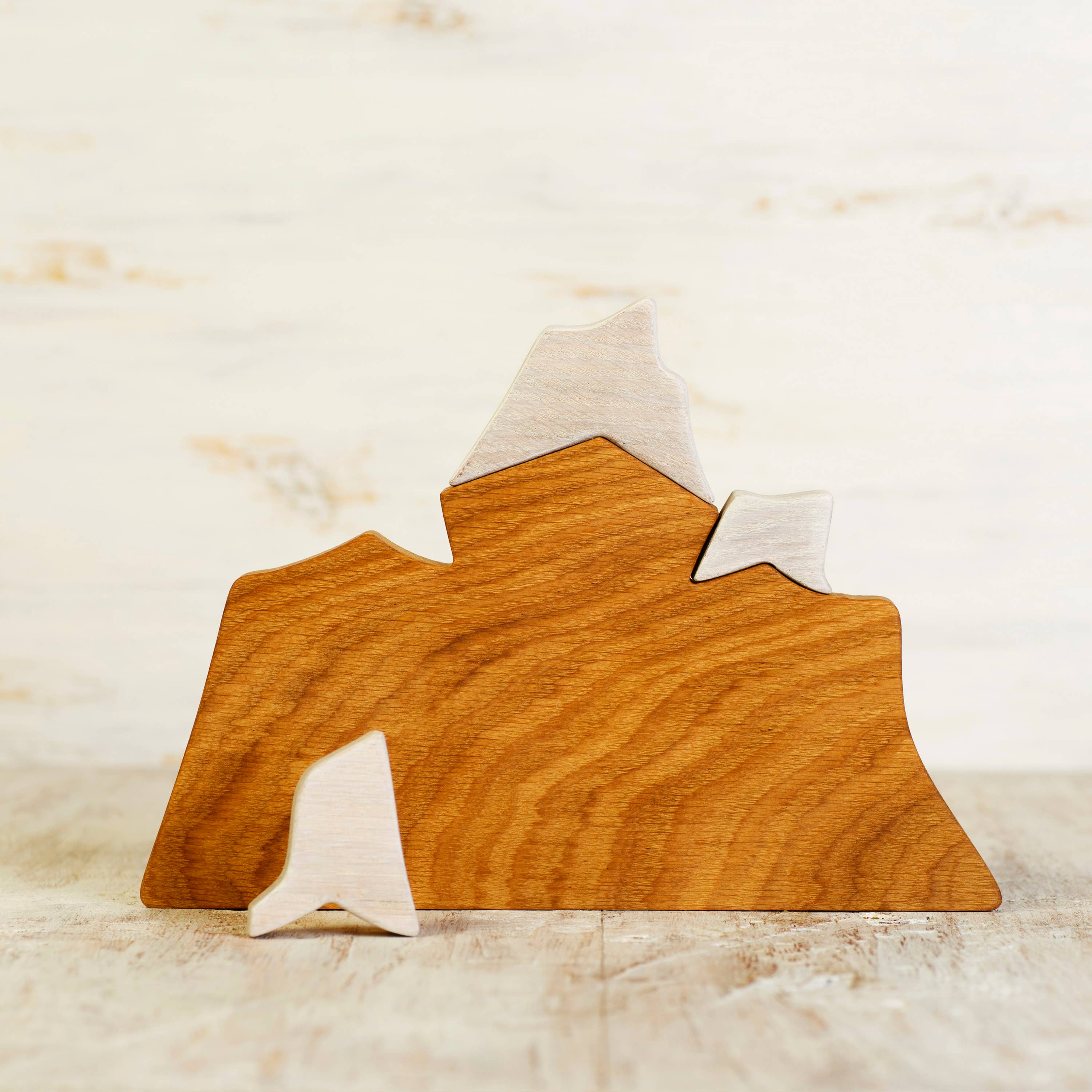 Wooden Caterpillar Toys - Wholesale Wood Toy - Kids - Mountain Wooden Puzzle toy Dinosaurs Playset1