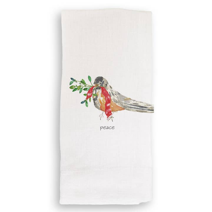 French Graffiti - Wholesale Tea Towel - Peace Bird2