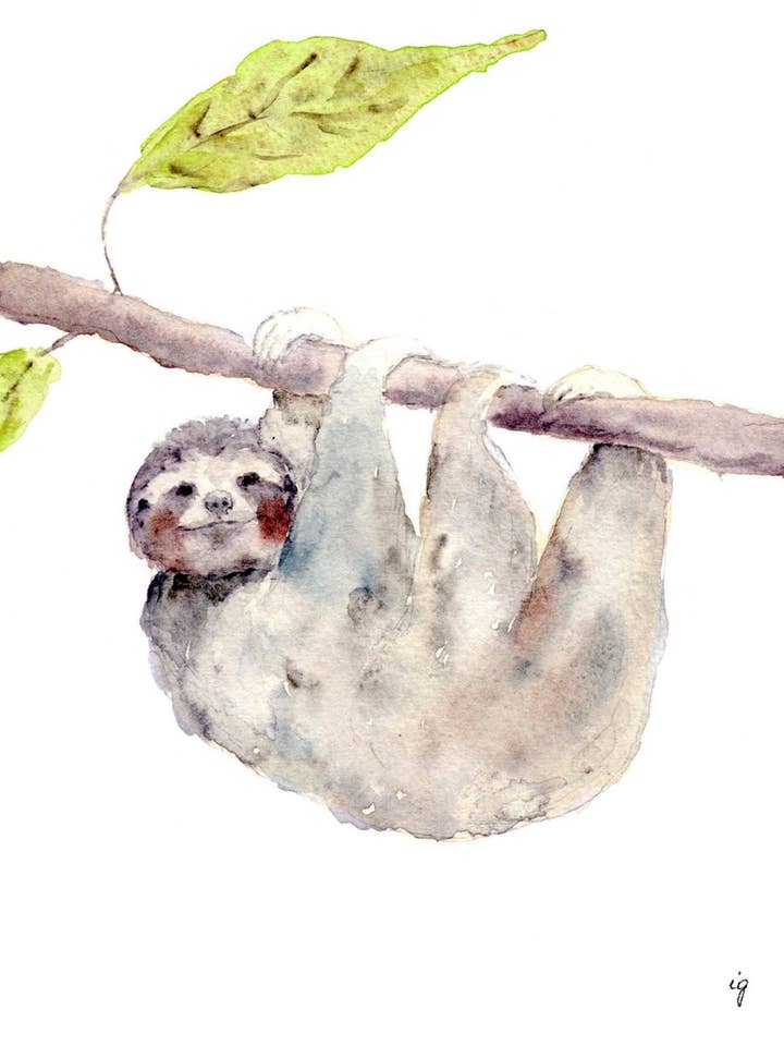 Sloth for wholesale by SAS {Seattle Art Studio}