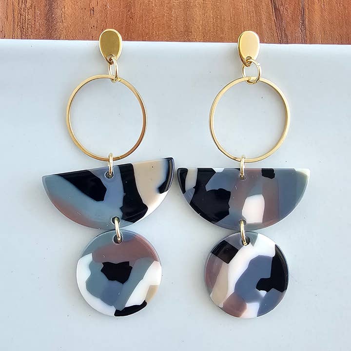 Wren Ohrringe - Tarnung // Schmuck, Herbst für den Großhandel von Spiffy & Splendid