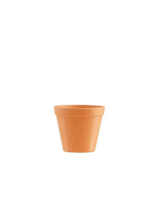 Bamboo Fiber Biodegradable, Planter, 4.33", Orange for wholesale by Select Artificials, Inc.