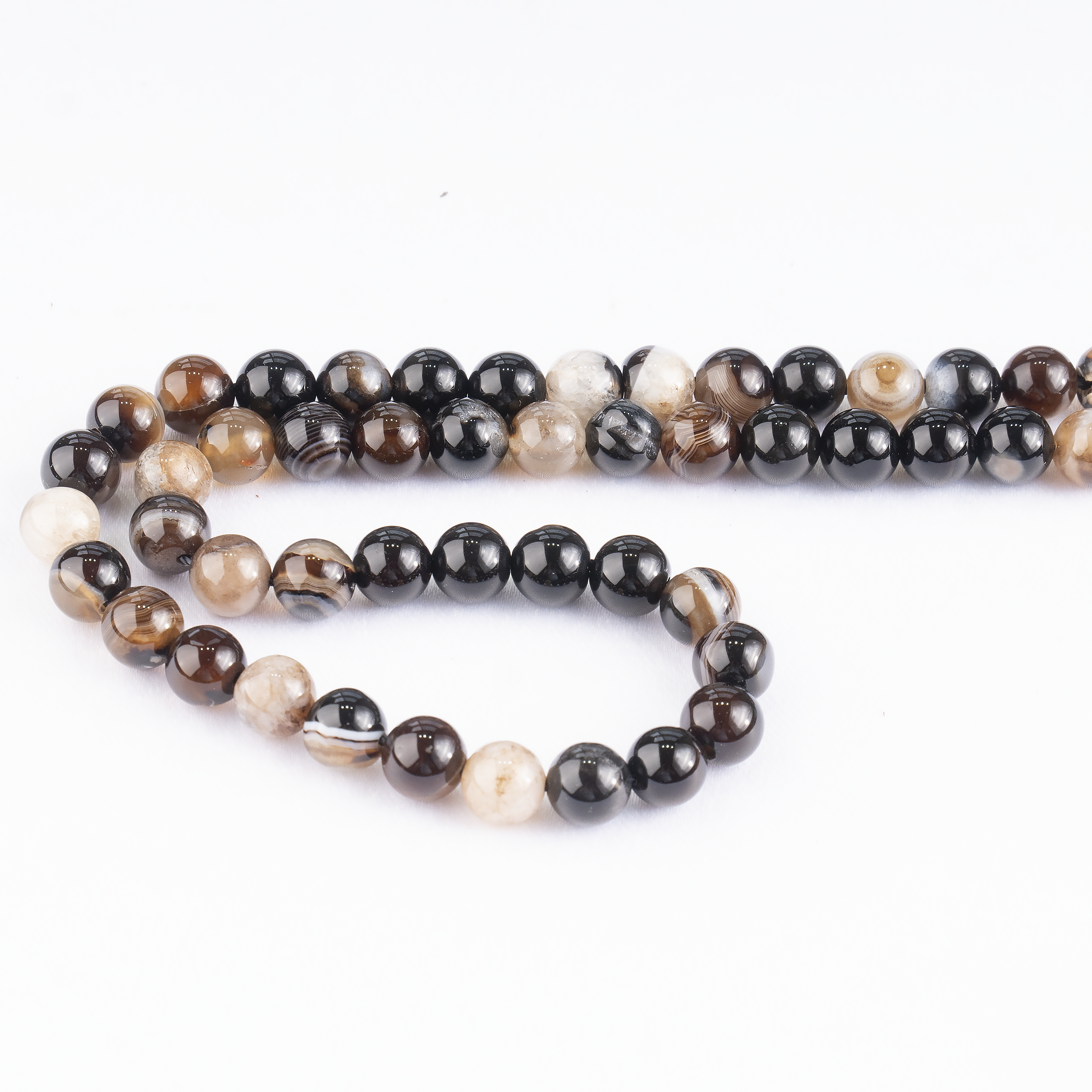 Soothing Crystals Beads - Wholesale Beads - Crystal Jewelry Beads |Black Sulemani Agate |Gemstone Healin7