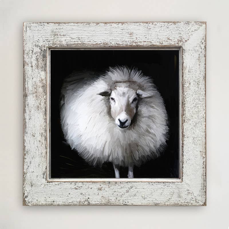 ginger blue - Wholesale Art Print - Poofy Sheep2
