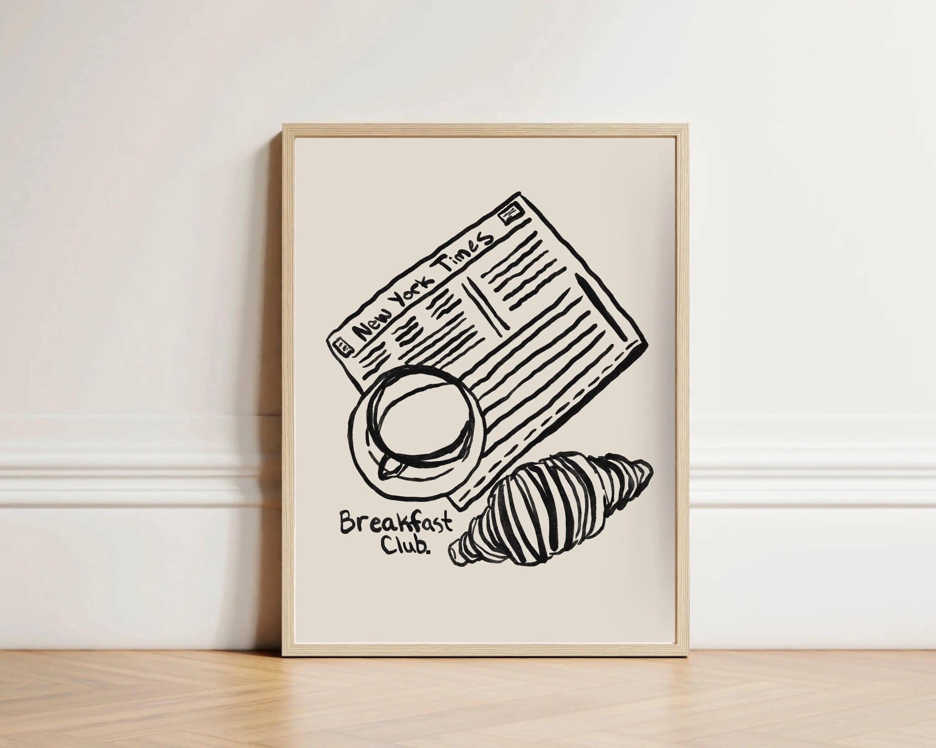Olive Street Collective - Wholesale Art Print - Breakfast Club Print4