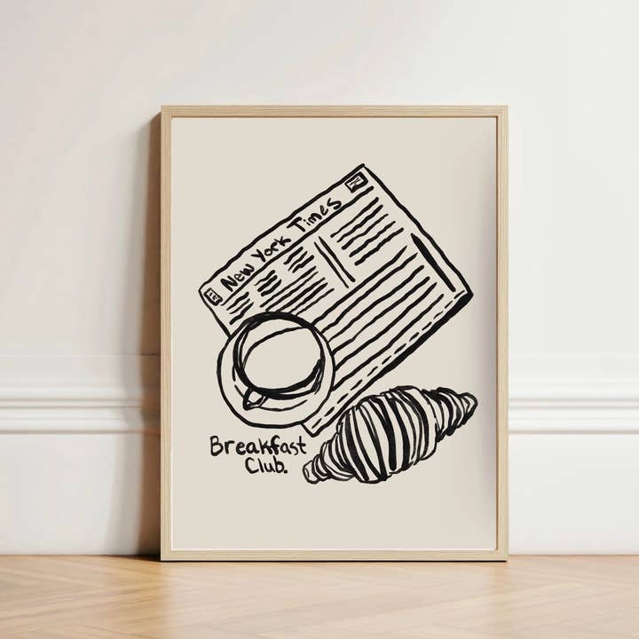 Olive Street Collective - Wholesale Art Print - Breakfast Club Print4