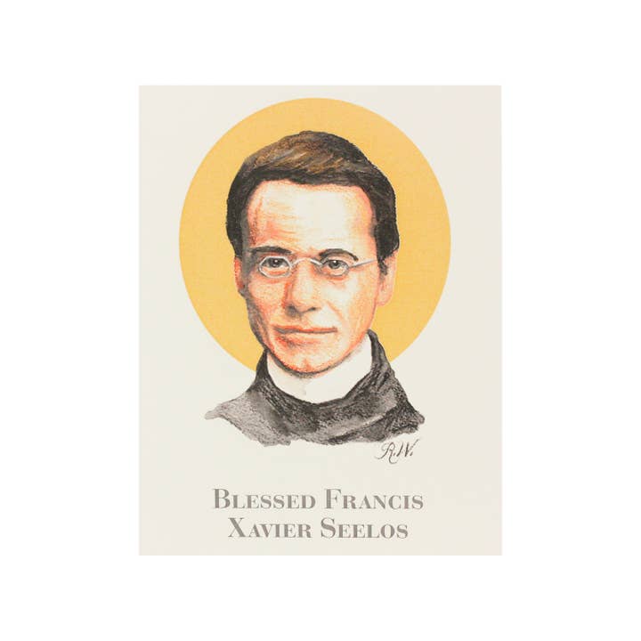 Zalige Franciscus Xaverius Seelos | Katholieke Heiligenkaart voor wholesale door Rachelle Woodard