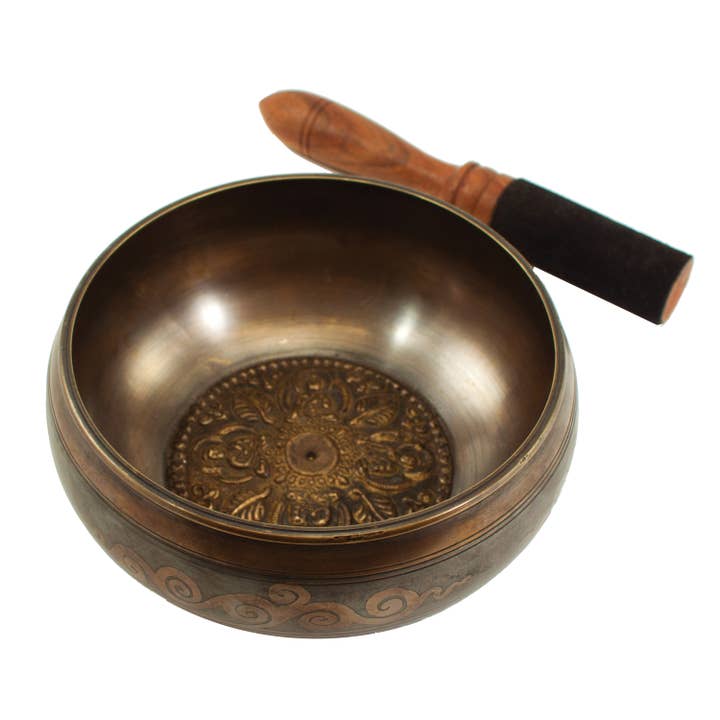 Fyra Buddhas sjungande skål för wholesale av dZi Handmade