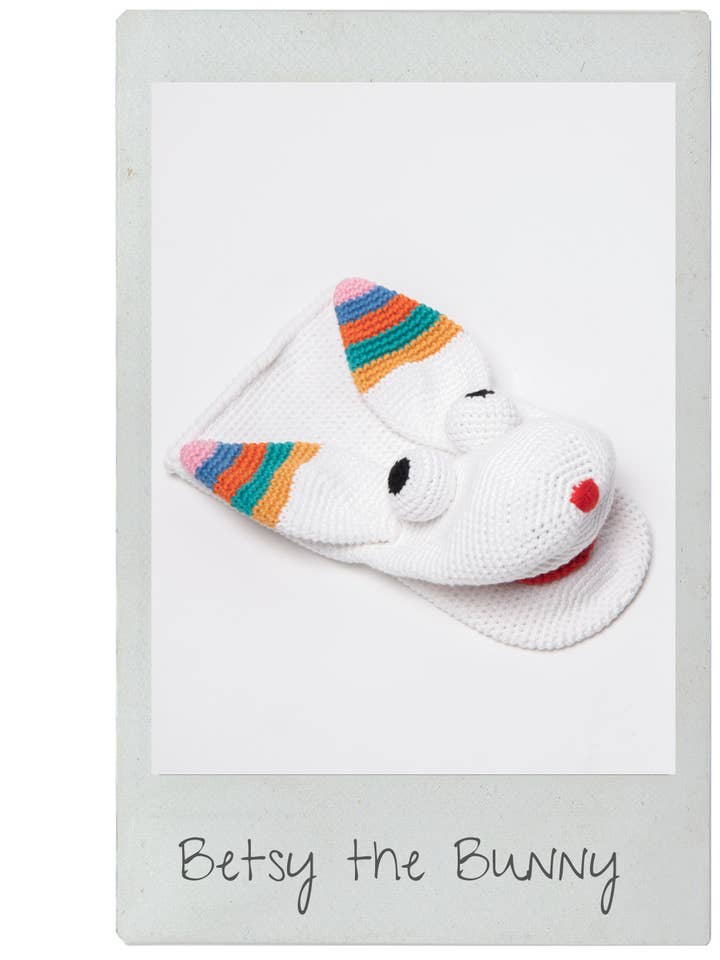 Betsy the Bunny Hand Puppet for wholesale by Cuddoll