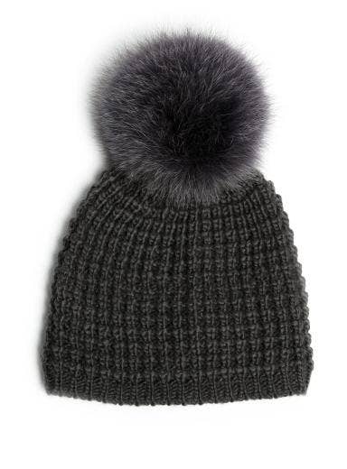 Kyi Kyi - Vente Bonnet – femme - Fourrure de renard classique - Couleurs de base17