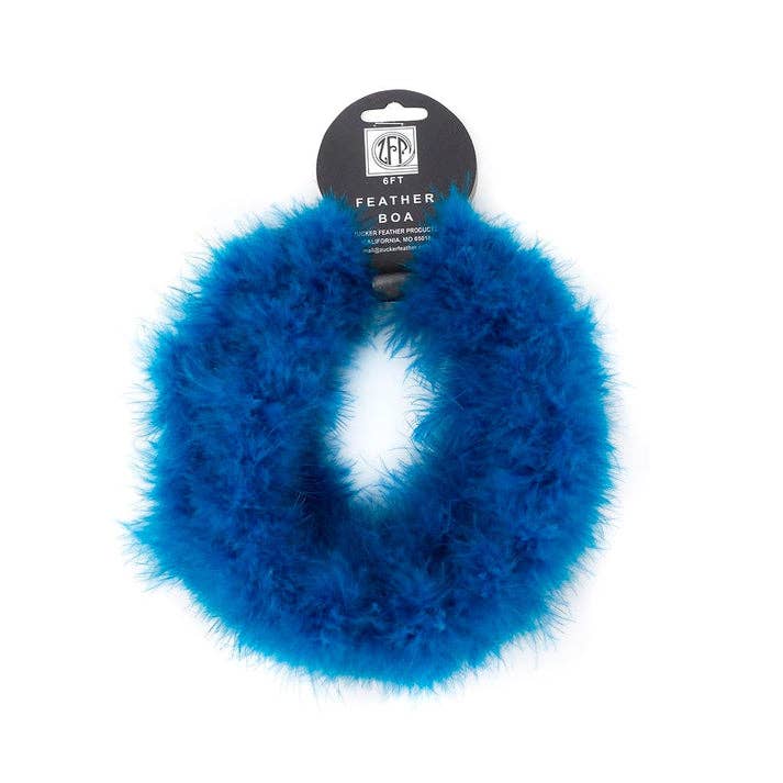 Zucker Feather Products - Wholesale Feathers - Thin Marabou Feather Boa - Dark Turquoise