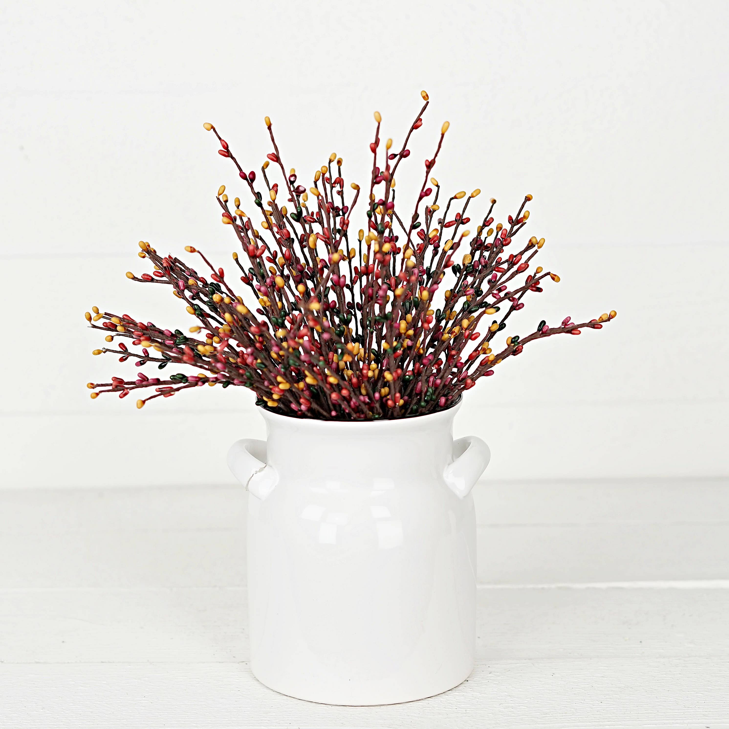 Impressive Enterprises, Inc. - Wholesale Artificial Flowers - ISB13800HAR- 12in Pip Berry Pick-Harvest Mix-4