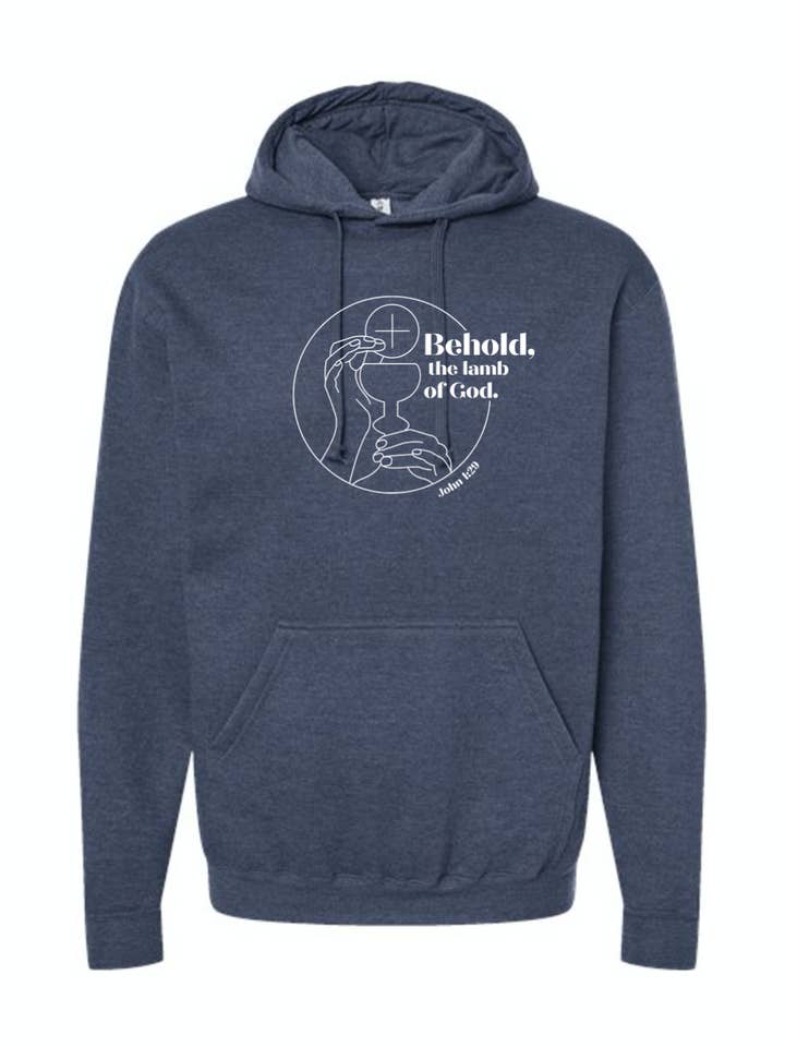Sock Religious - Wholesale Hoodie - Unisex - Behold, the Lamb of God - John 1:29 Hoodie Sweatshirt3