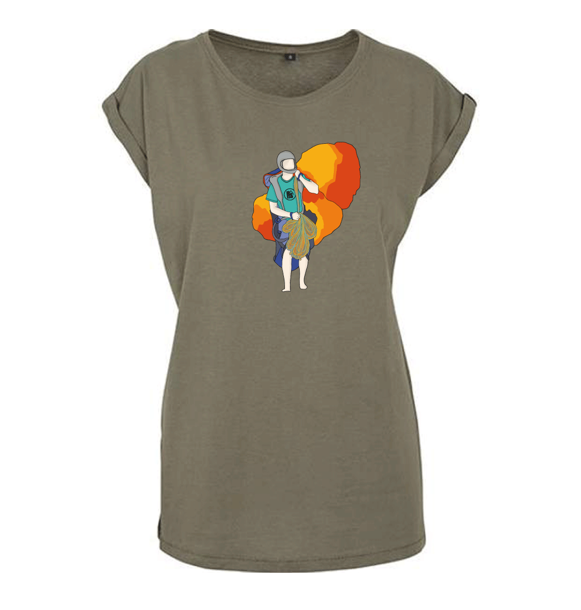 Hot Savoie 74 - Wholesale Screen Printed T-Shirt - Women's - Women's T-shirt - Paragliding13