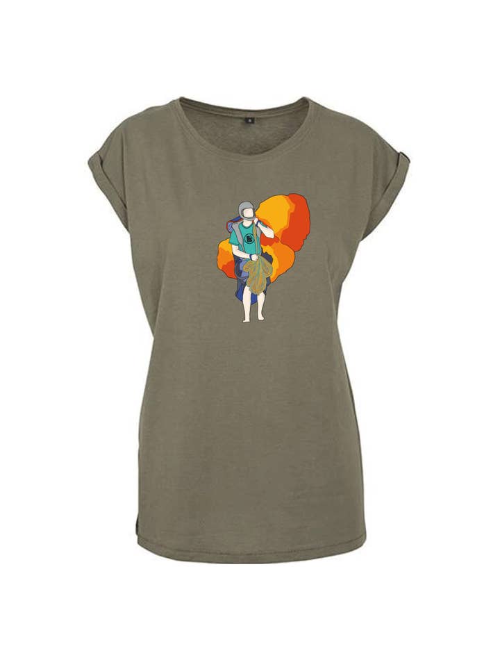 Hot Savoie 74 - Wholesale Screen Printed T-Shirt - Women's - Women's T-shirt - Paragliding13