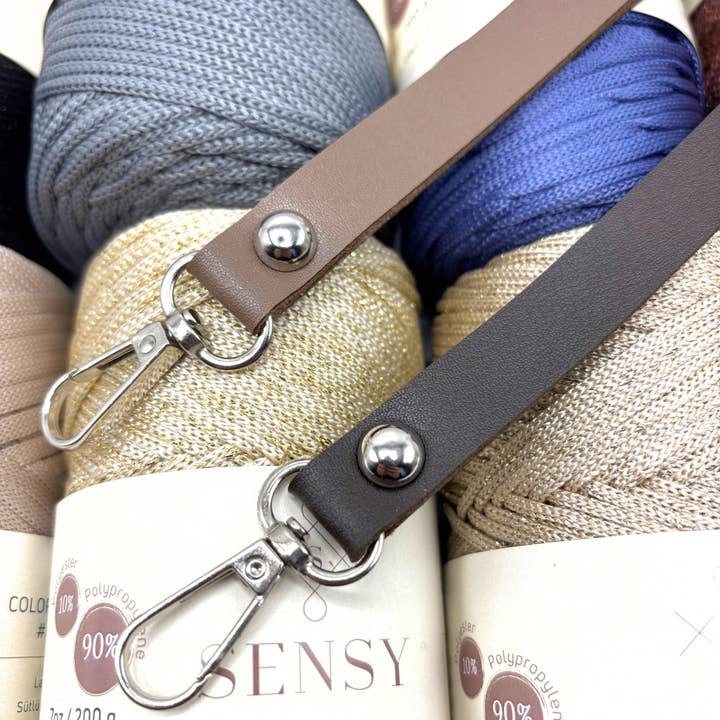 Sensy - Wholesale Schouderbanden voor tas - Uniseks - PU Lederen Polsbandje (15 Cm)15