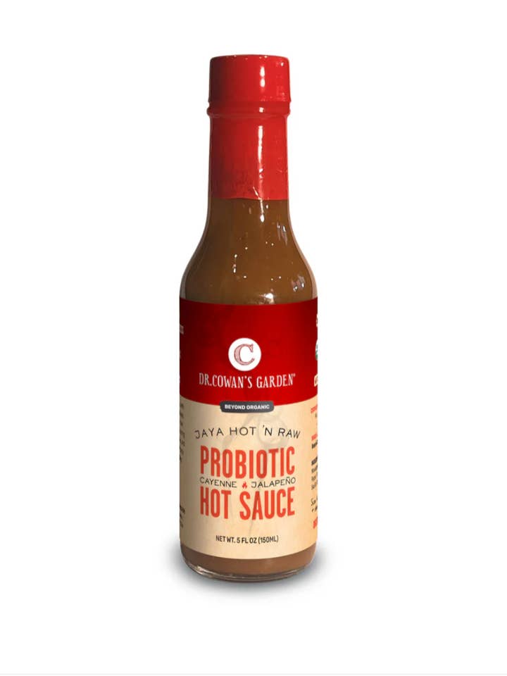 Jaya Rauwe Gefermenteerde Probiotische Hete Saus voor wholesale door Dr. Cowan's Garden