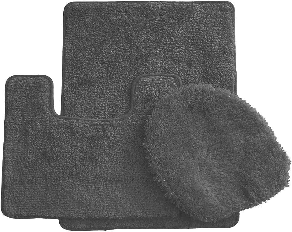 Ben & Jonah - Vente Ensembles de tapis de bain - Ensemble de 3 tapis de bain Simple Elegance by Ben & Jonah : 1 tapis de bain, 1 tapis de contour et 1 housse de siège de toilette7